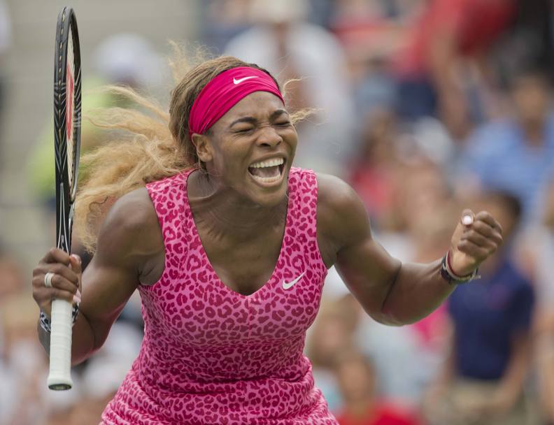 Serena Williams dopo il match vinto contro Varvara Lepchenko. Reuters
